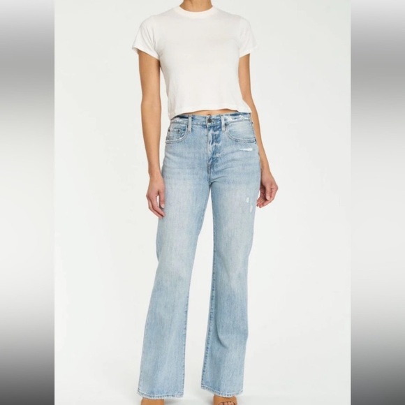 NEW Pistola ‘Stevie’ Wide Leg Flare Jeans  size 25 - Picture 2 of 11